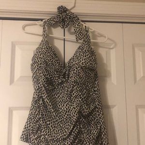 Halter bathing suit top